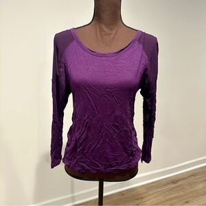 Juicy Couture Rich Purple Long Sleeve Tee